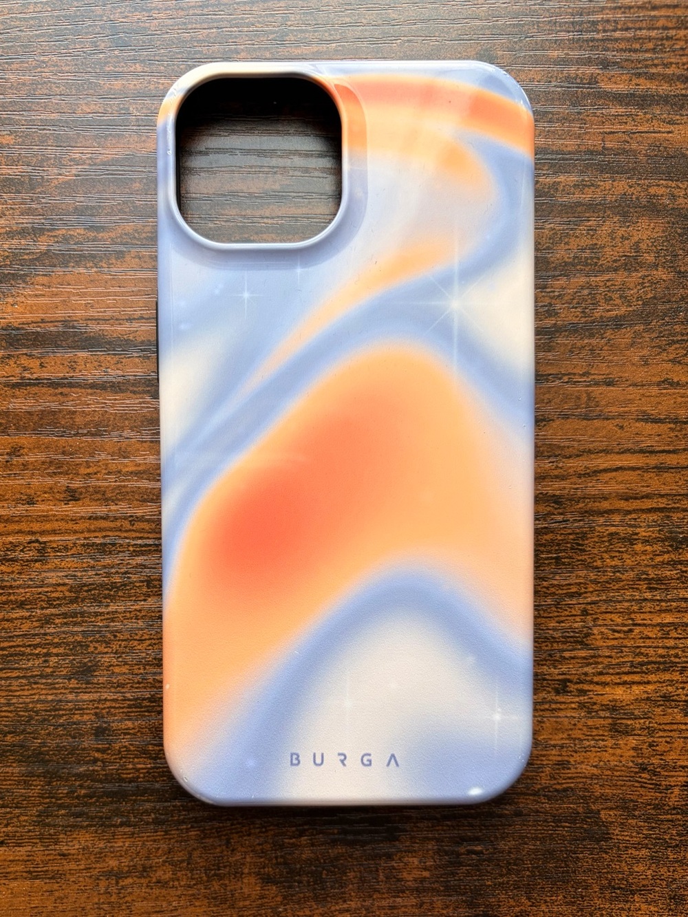 iPhone 14 BURGA Orange & Blue Gradient Protective Phone Case